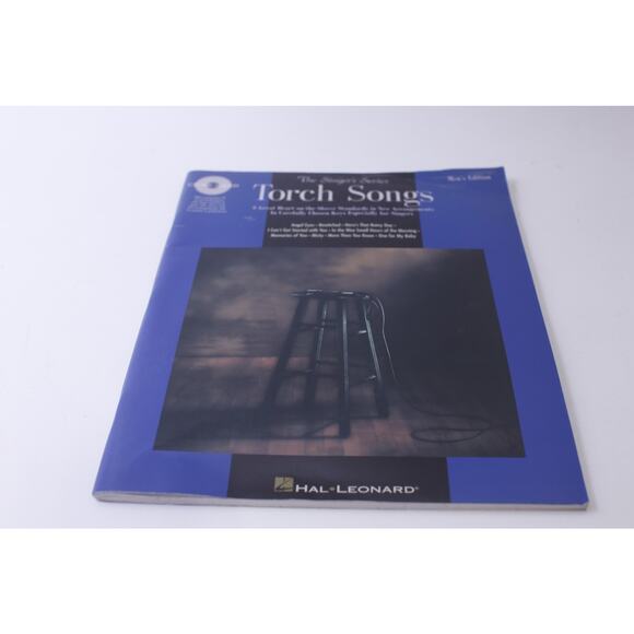 Torch Songs, Sheet Music, Book, Men's Edition, CD Included, ~ 241211-WH M-17-02 - Picture 1 of 4